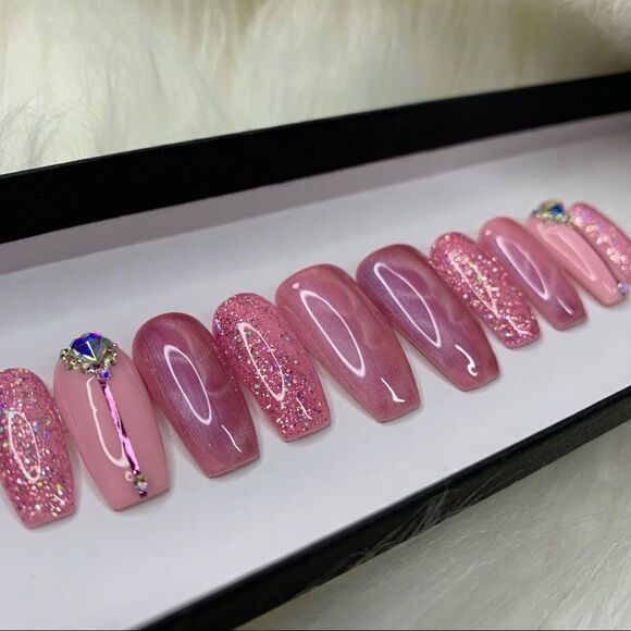 Princess Power Custom Press On Nails | High Quality Nails | Handmade - Picture 2 of 11